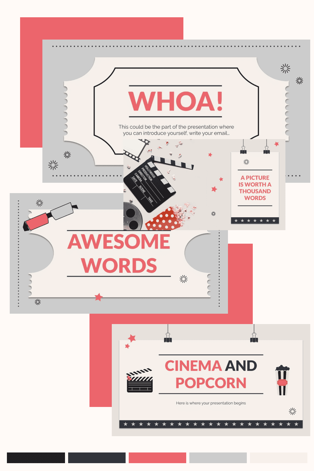 teoría Sala Comprimido 25+ Top Movie PowerPoint Template Collection 2023: Free and Premium