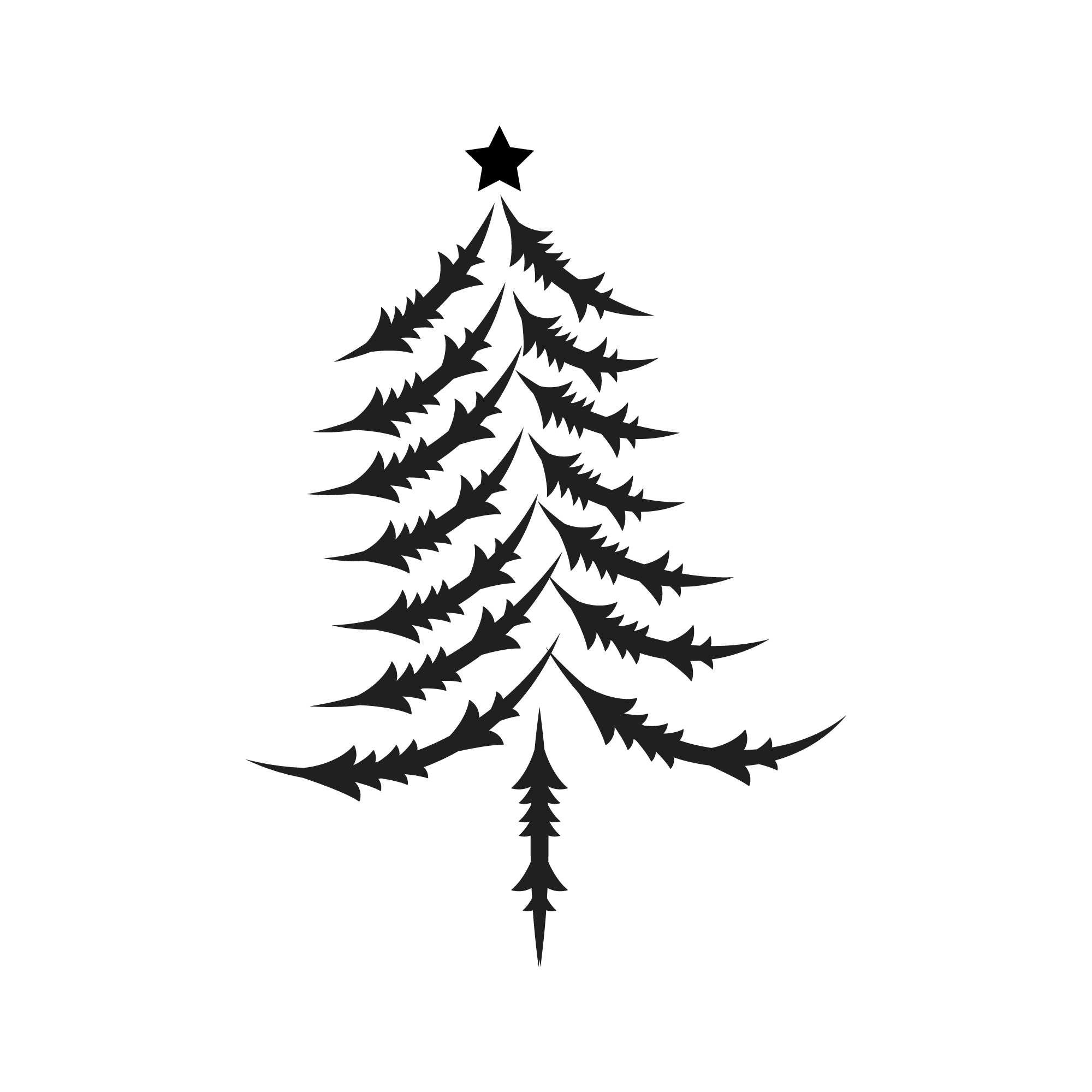 Amazing Christmas Tree Design preview image.