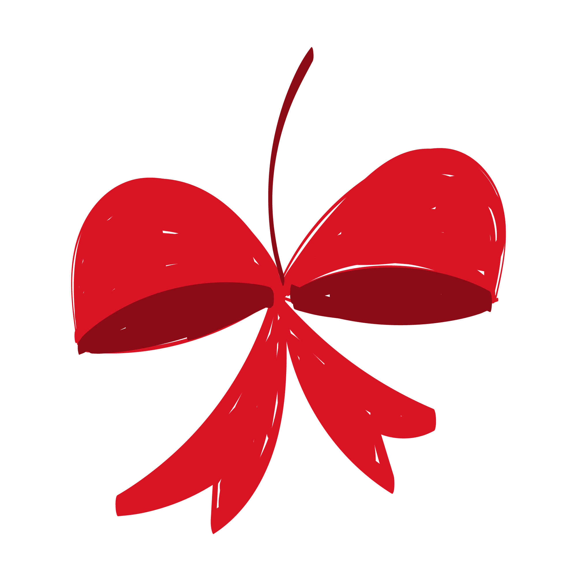 Image with Christmas bow design.