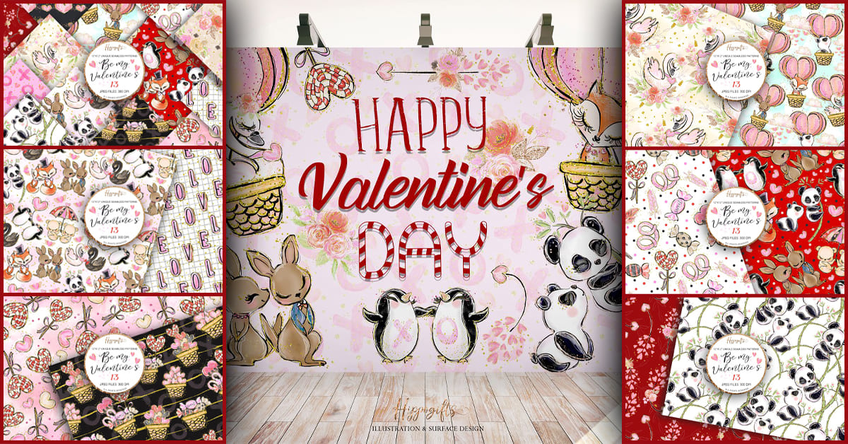 Valentine's Patterns – MasterBundles