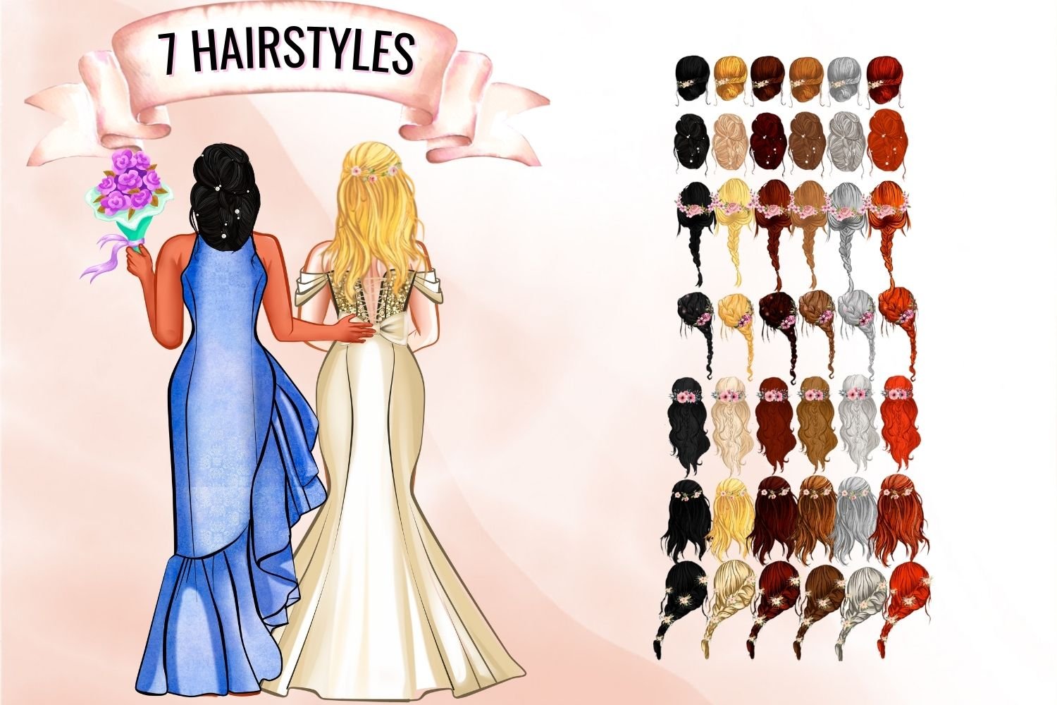Hairstyles collection.