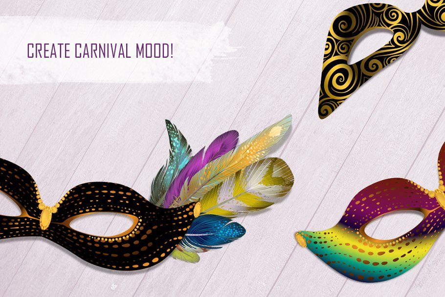 Create carnival mood.