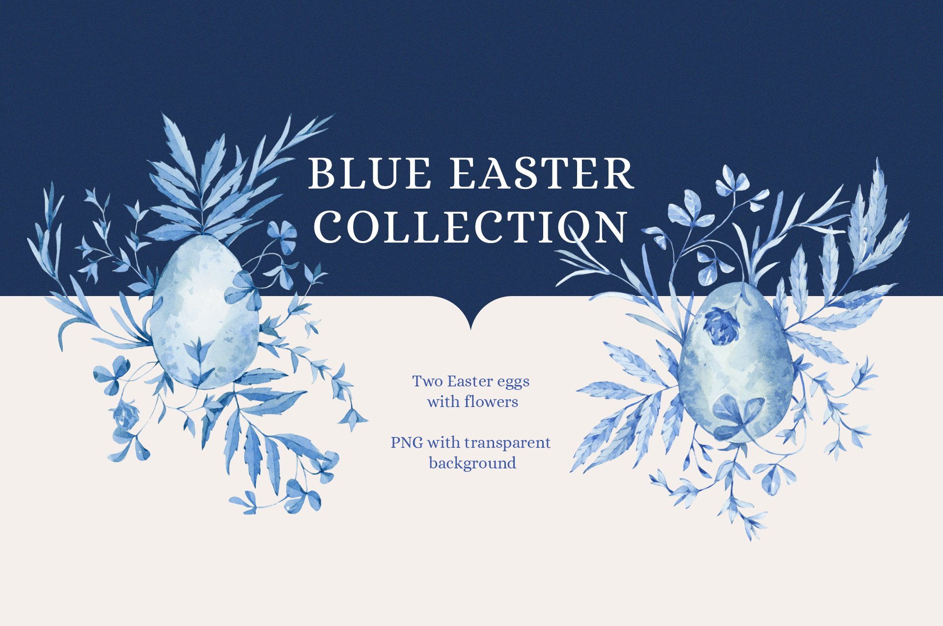 5 876Blue Easter collection.