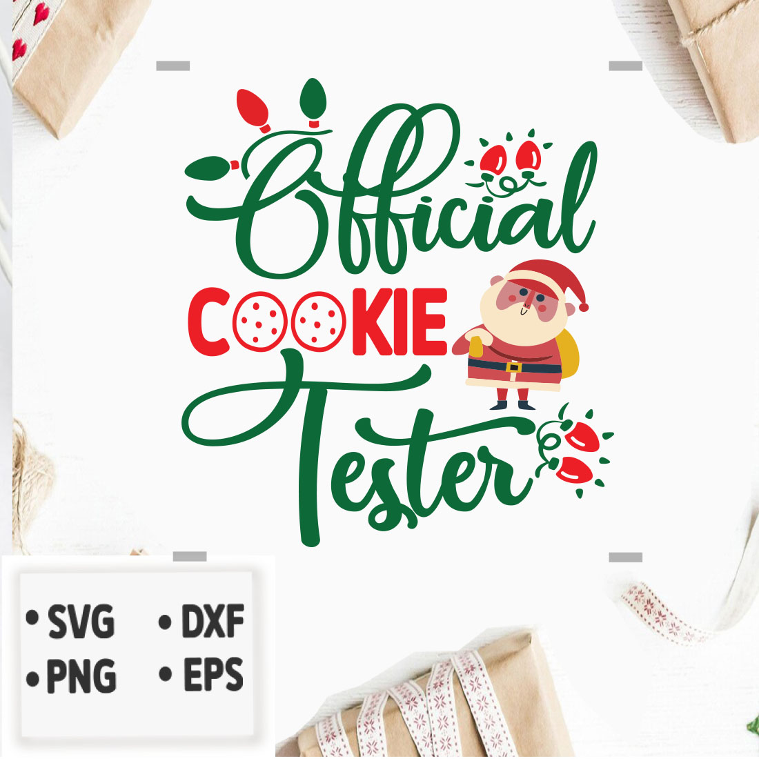 Image with enchanting print Official cookie tester.