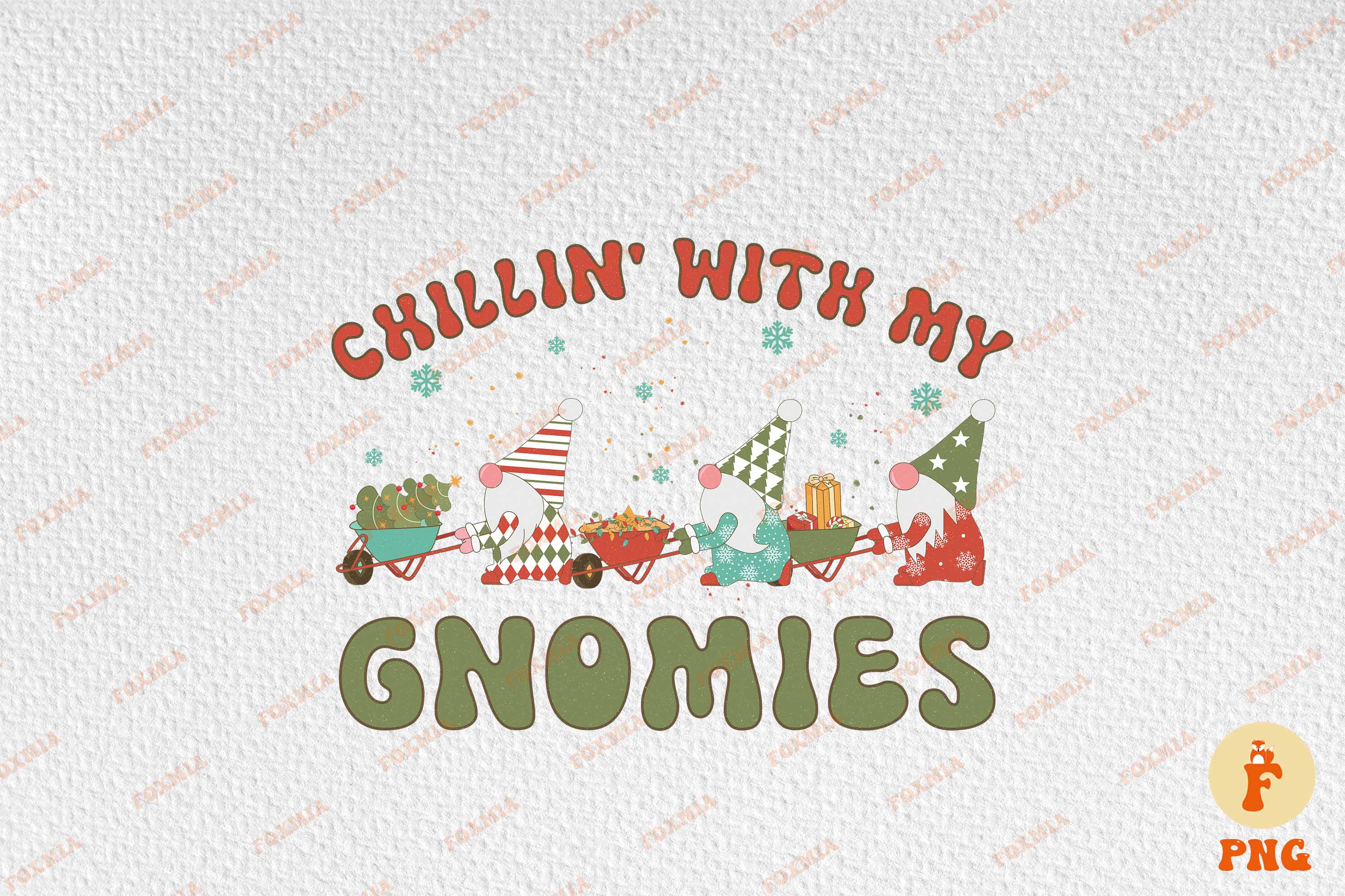 Chilling vibes with gnomies.