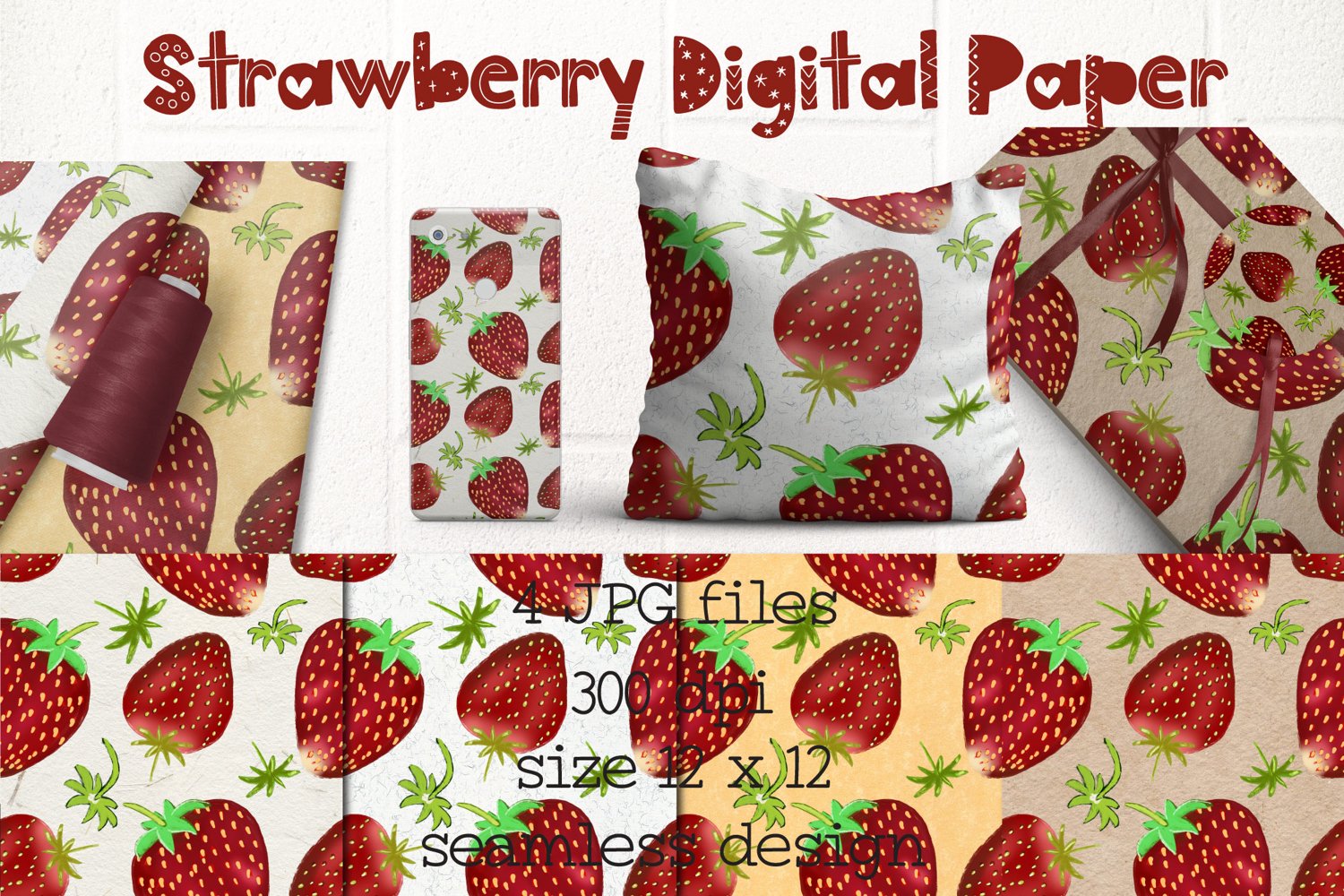 Cover image of Strawberry Background.