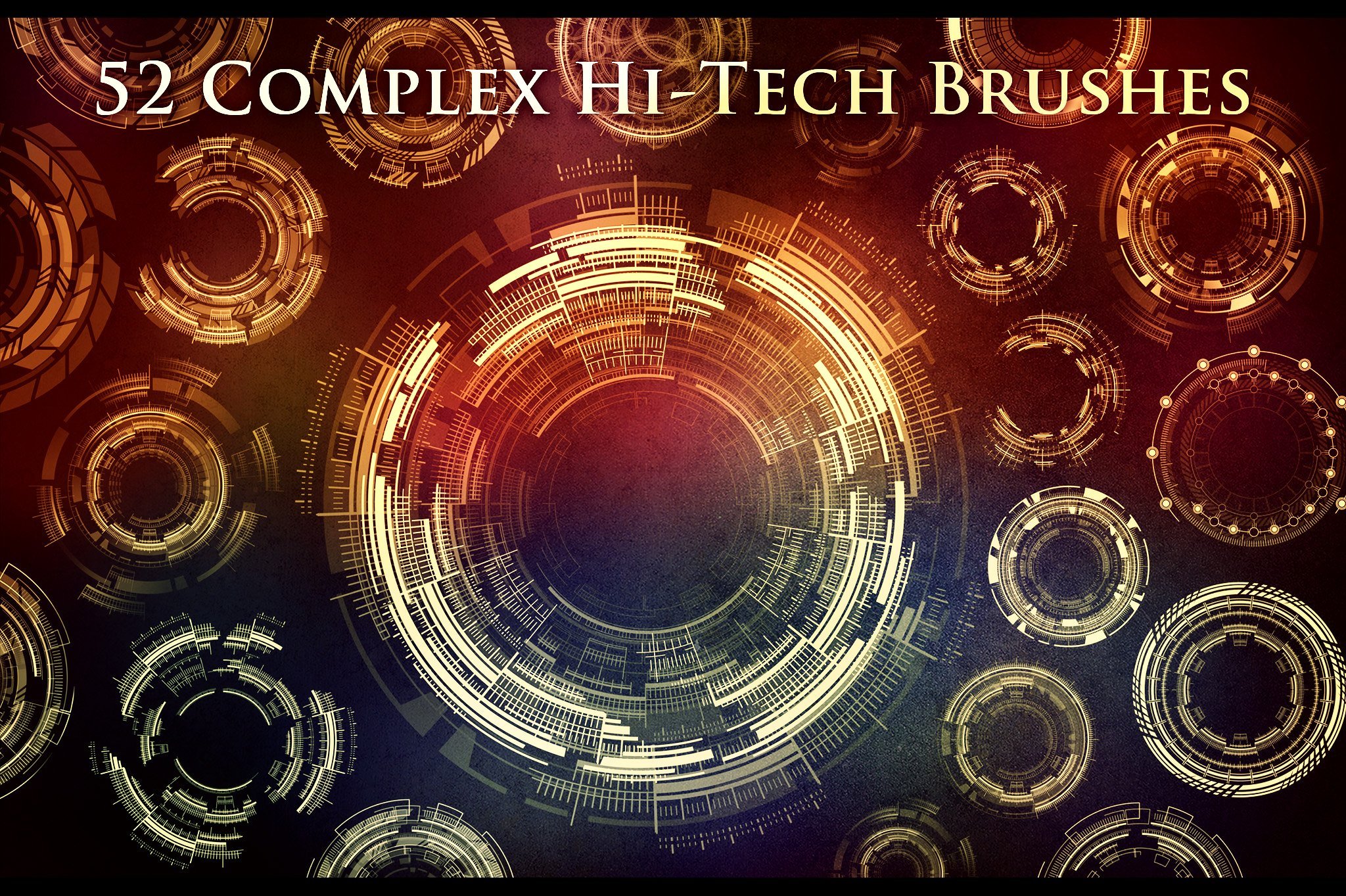 52 hi-tech circle brushes complex.