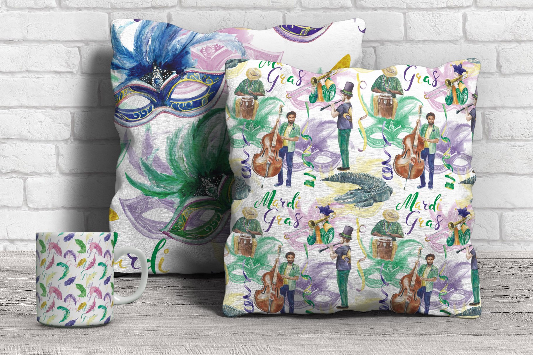 Use these illustrations for your pillows.