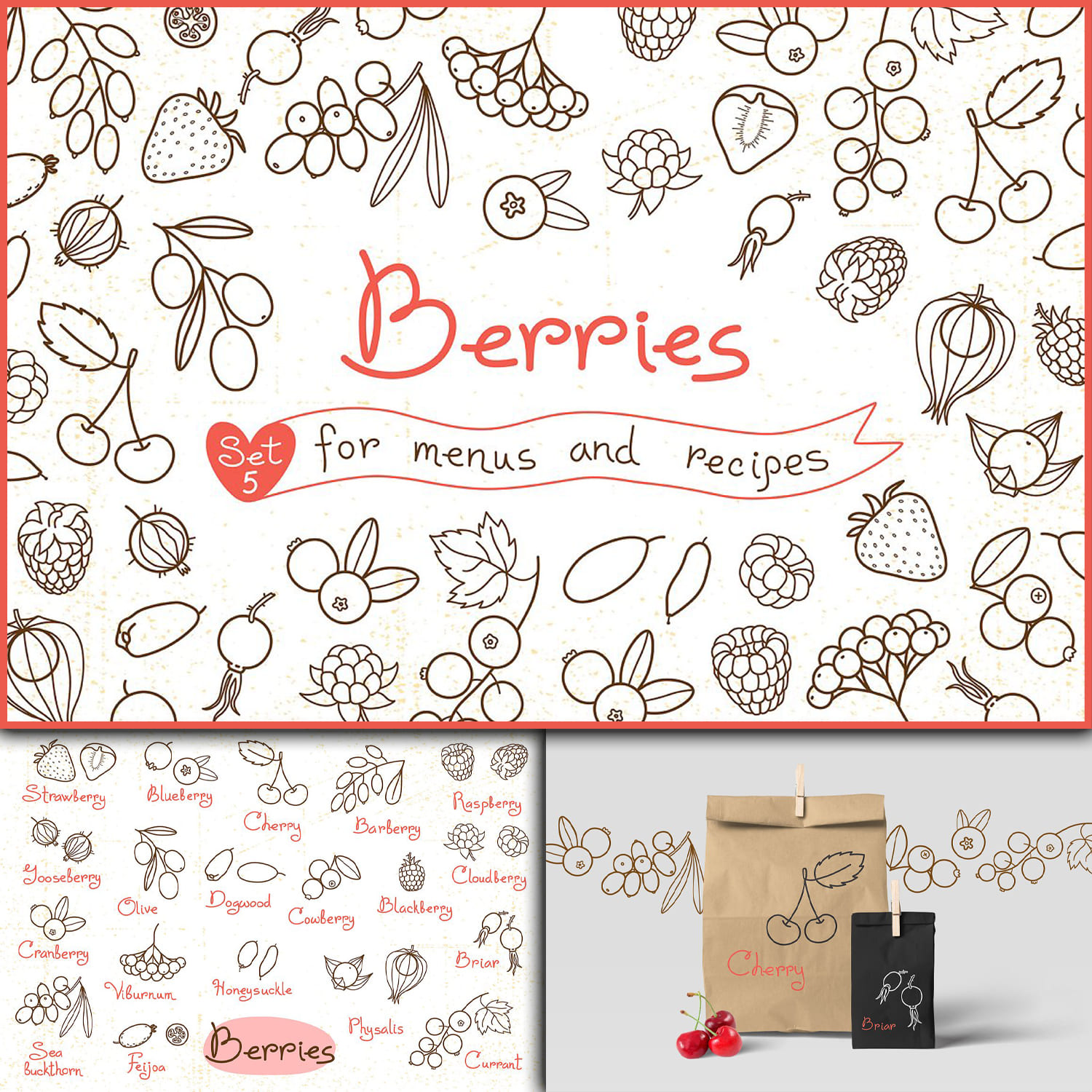 Berries - Design Set.