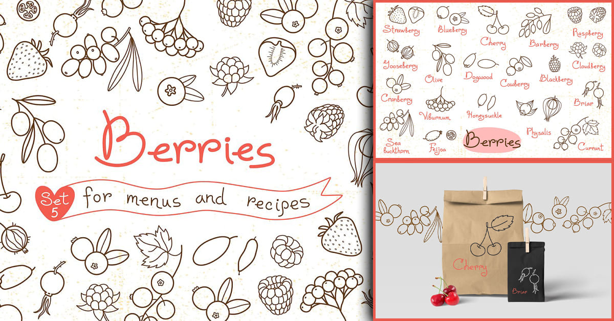 Berries - Design Set - Facebook.