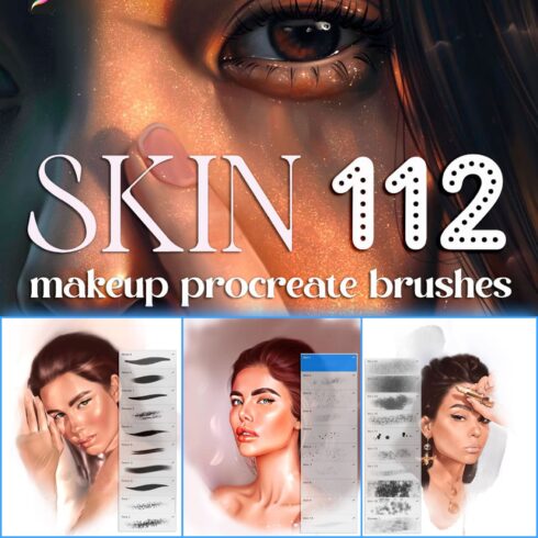 112 Skin Brushes Procreate Brushes.