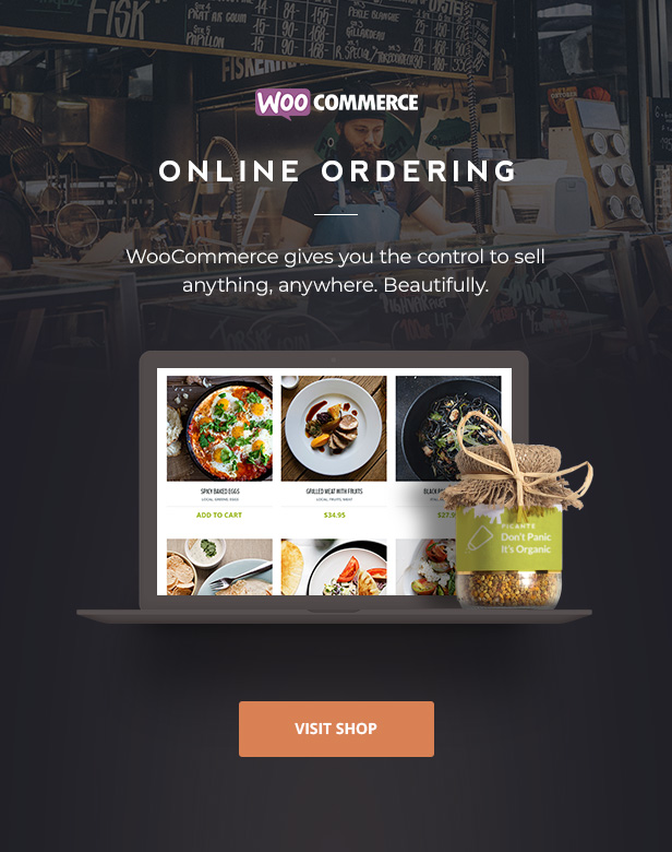 Online ordering page.