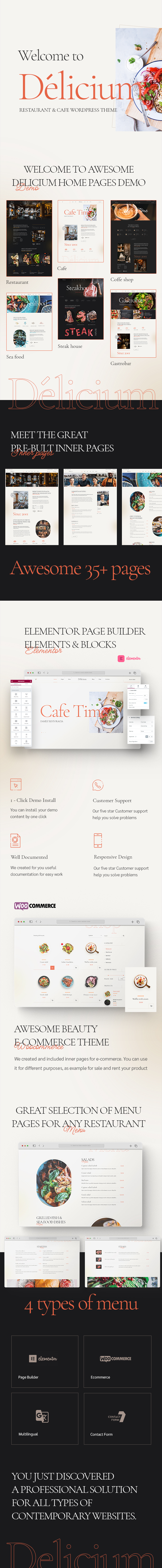 Minimalistic light template which will perfect for the restaurant business.