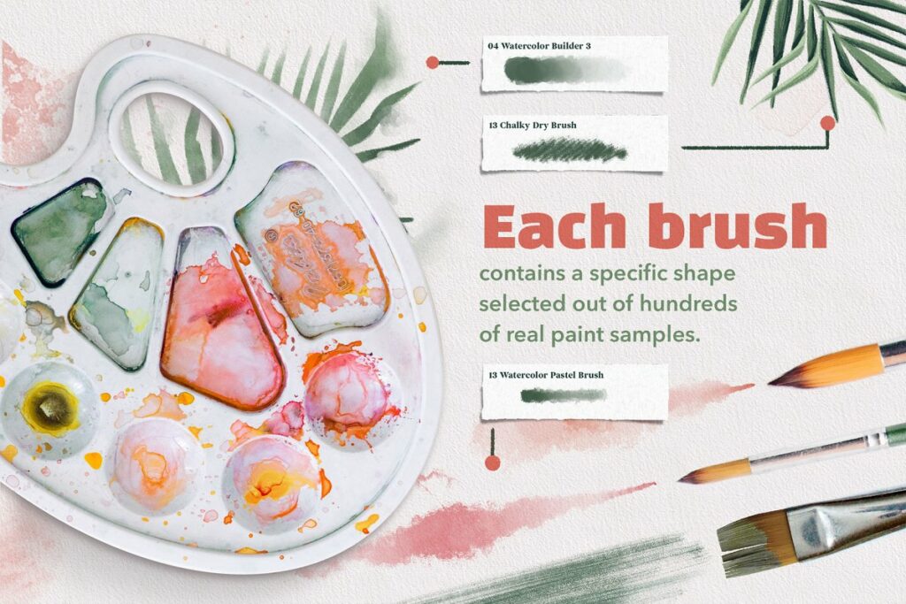 Wet & Dry Procreate Brush Set MasterBundles