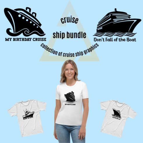T-shirt Cruise Ship Graphics Design cover image.