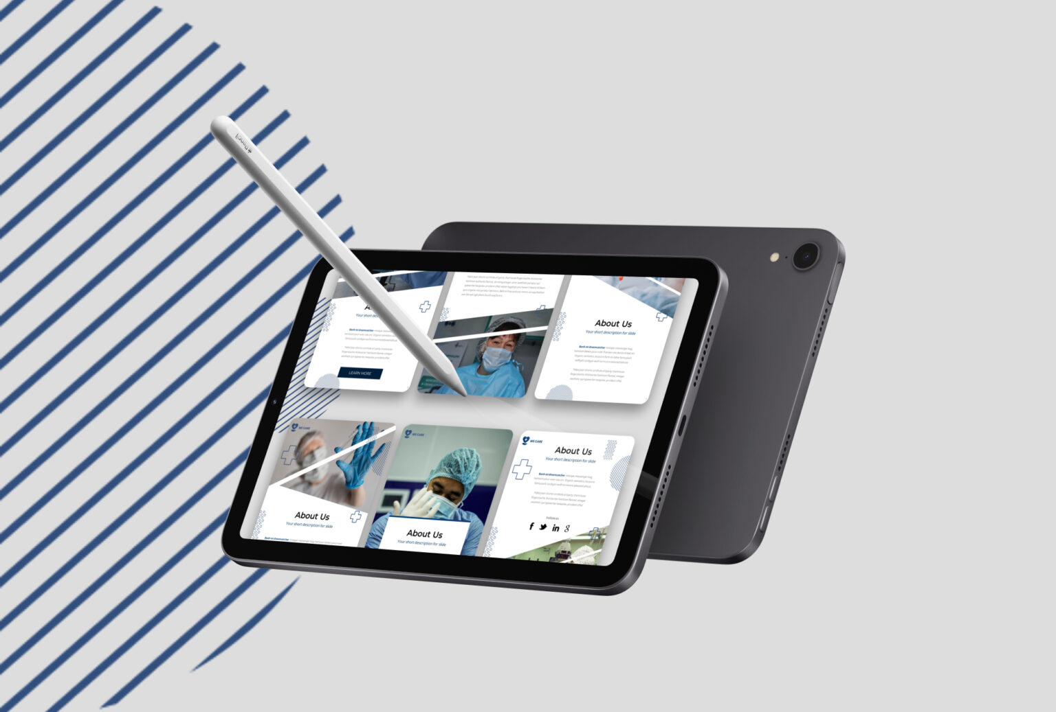 We Care Presentation Template: 50 Slides PPTX, KEY, Google Slides ...