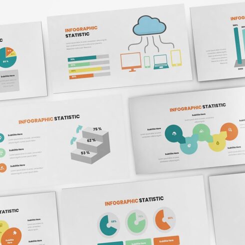 Statistic Infographic Powerpoint Template – MasterBundles