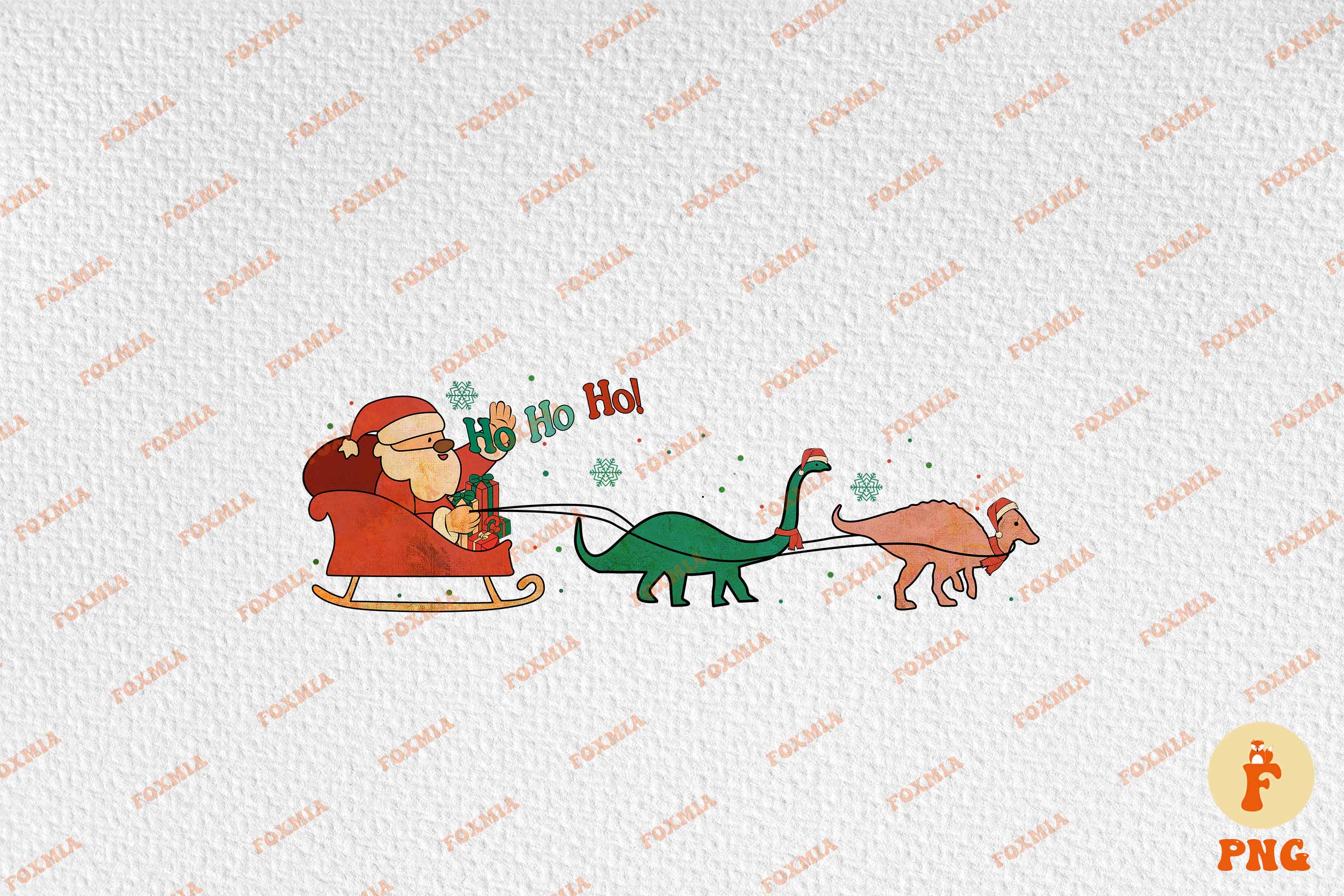 Dinosaur T-Shirt Christmas Designs preview image.