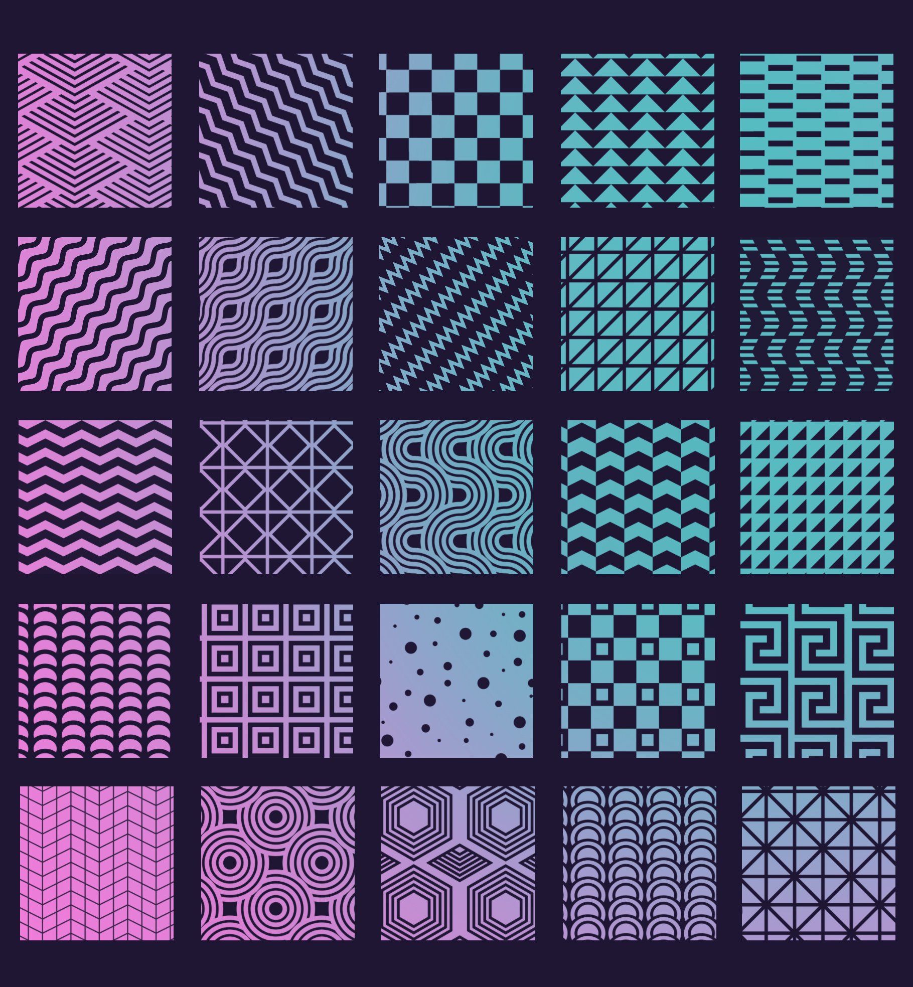 These geometric seamless pattern are very quick and easy to use.