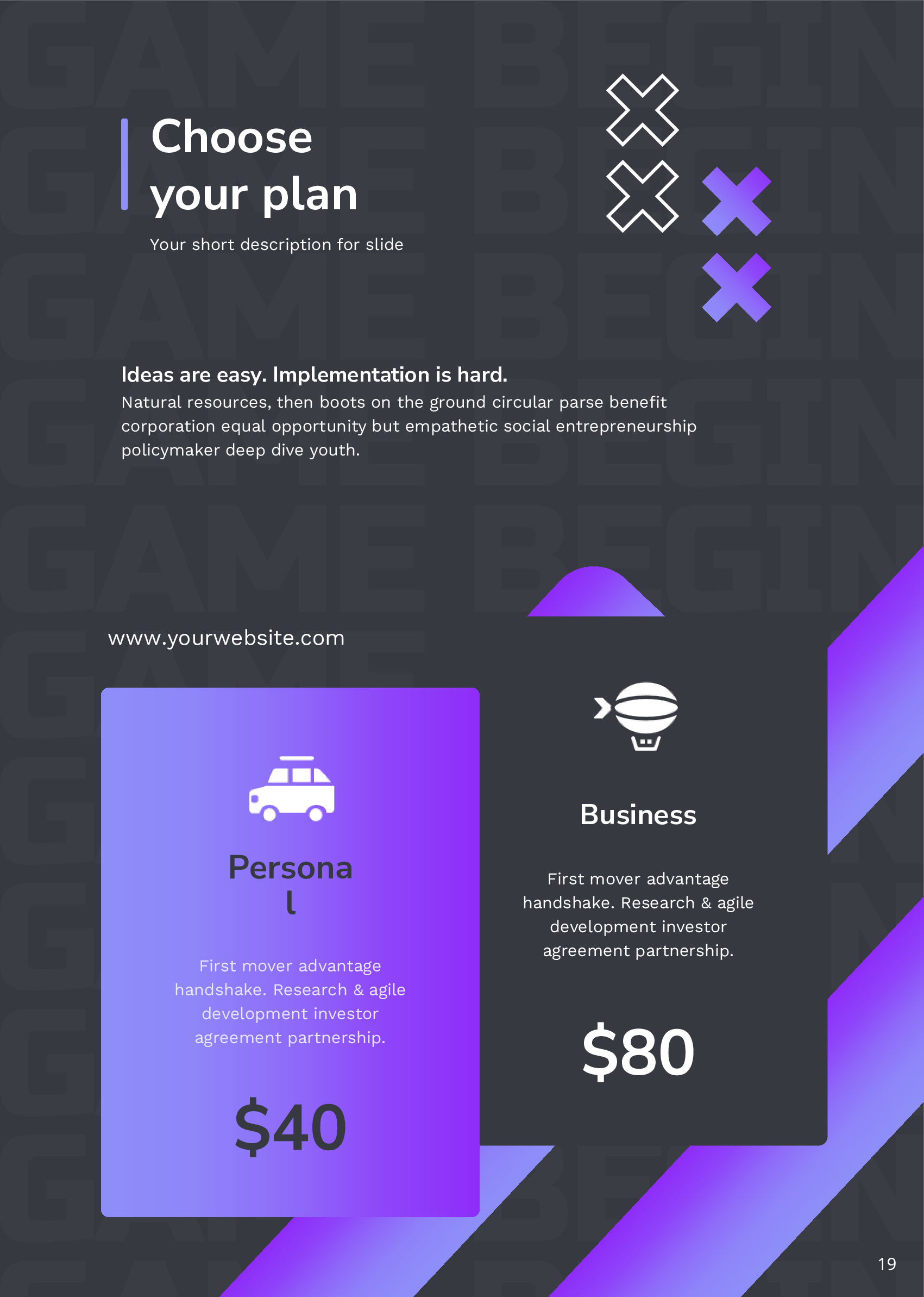 Modern template for your business project.