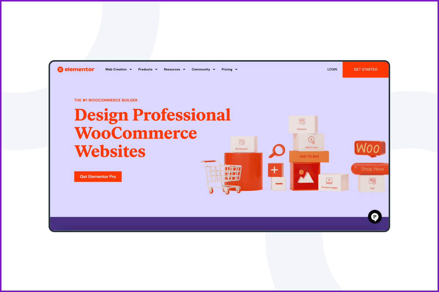 Screenshot of the slider with WooCommerce banner.