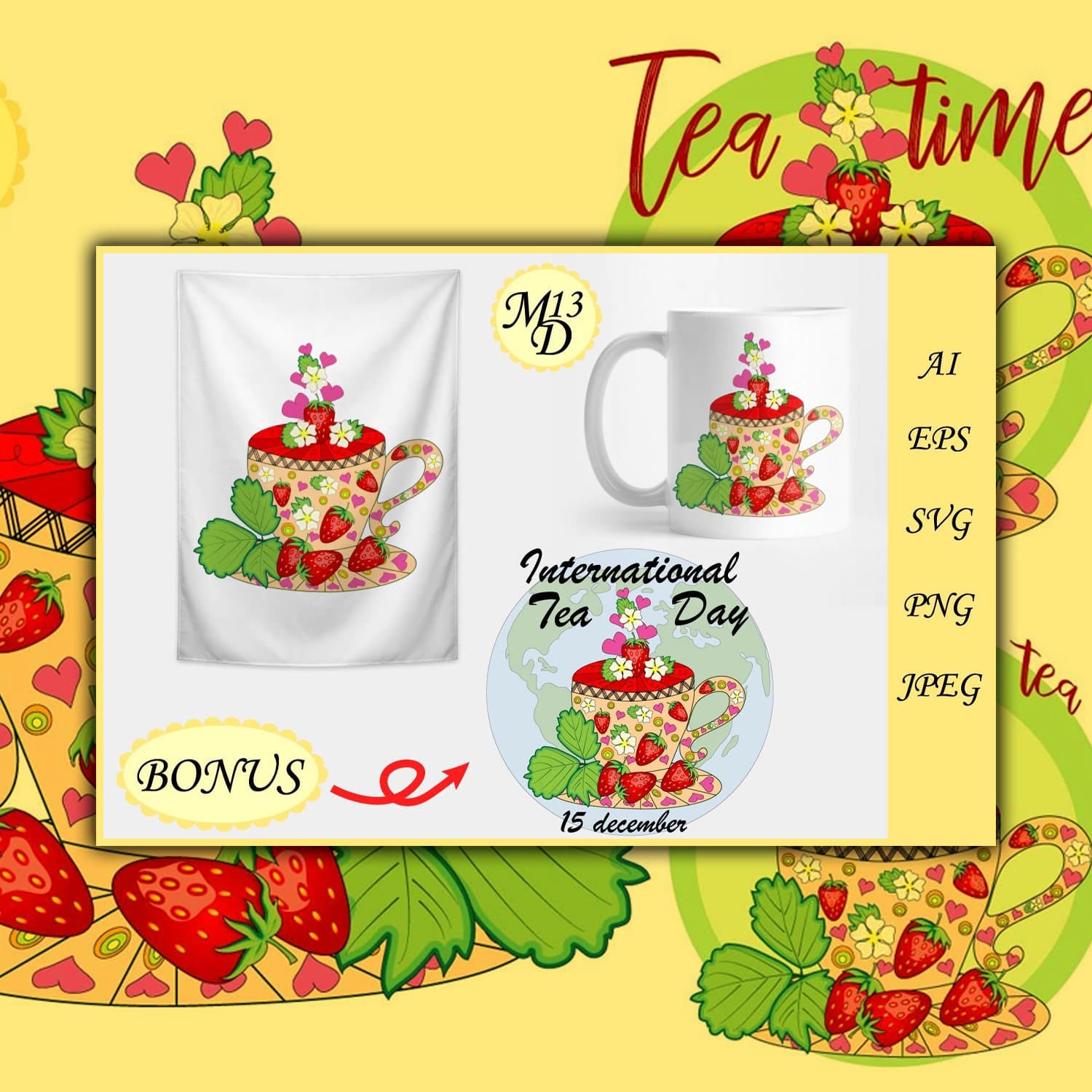 Strawberry tea Created By Michiru13 Design.