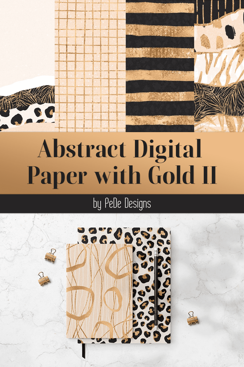 abstract digital paper with gold ii pinterest 180