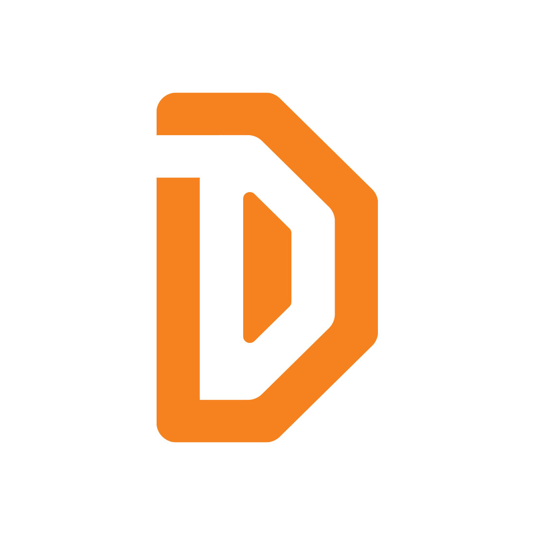 D Letter Logo presentation.