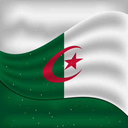 Amazing image of Algeria flag.