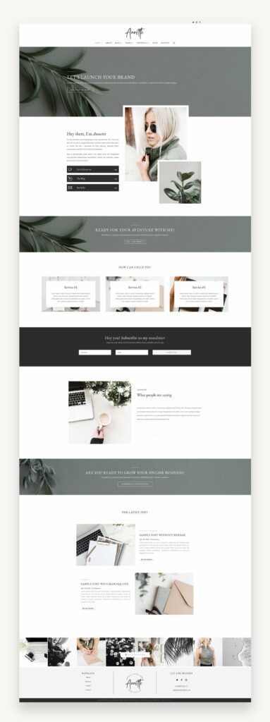 AnnettePro Business Divi Child Theme – MasterBundles