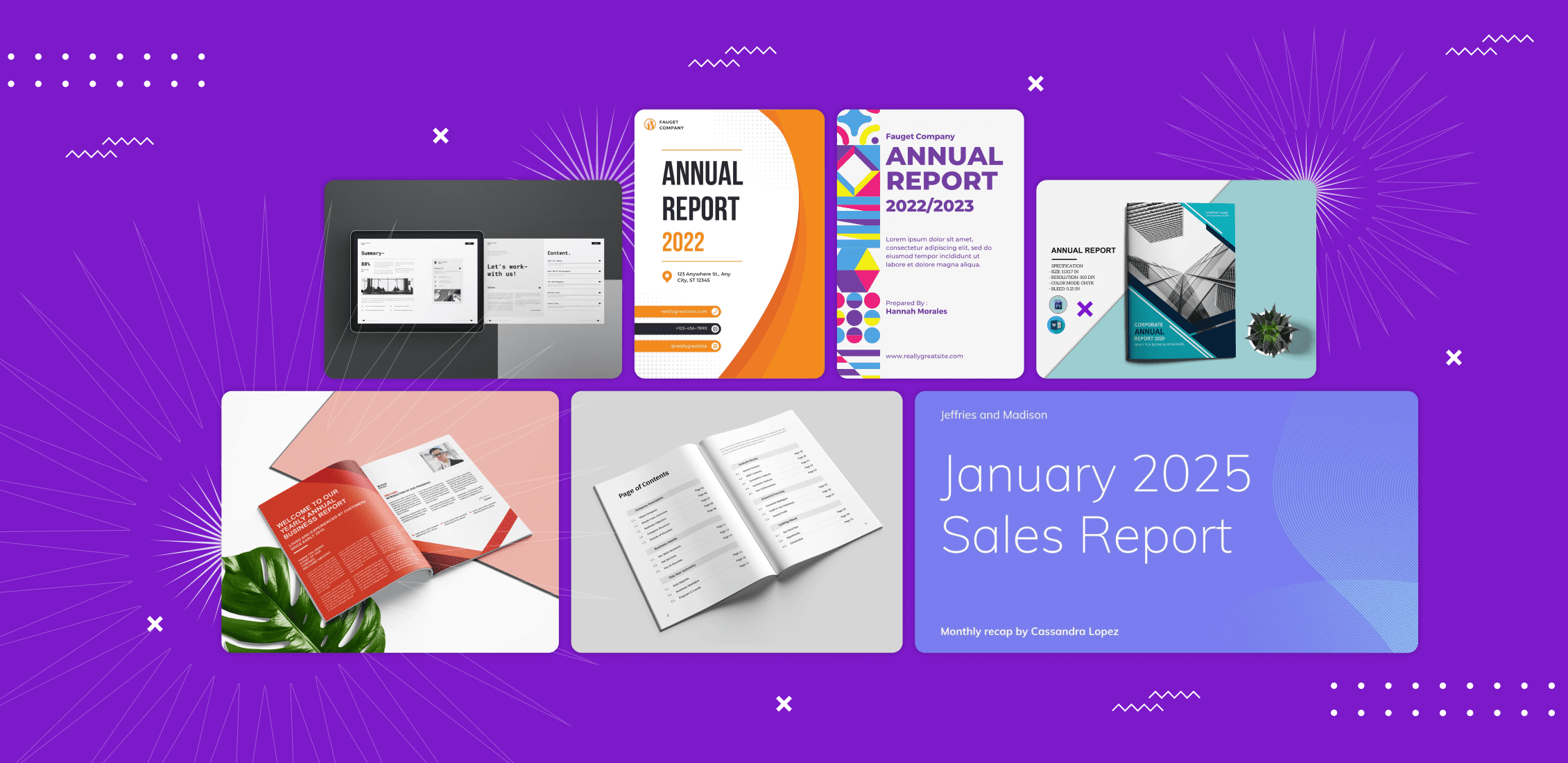 40 Most Outstanding Annual Report Design Templates