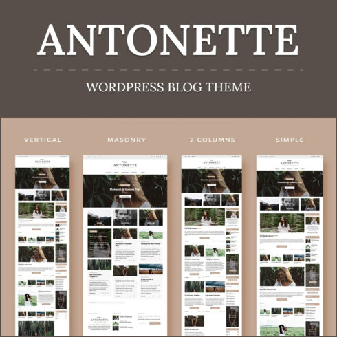 Antonette - WordPress Blog Theme.
