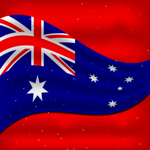 Charming image of the flag of Australia.
