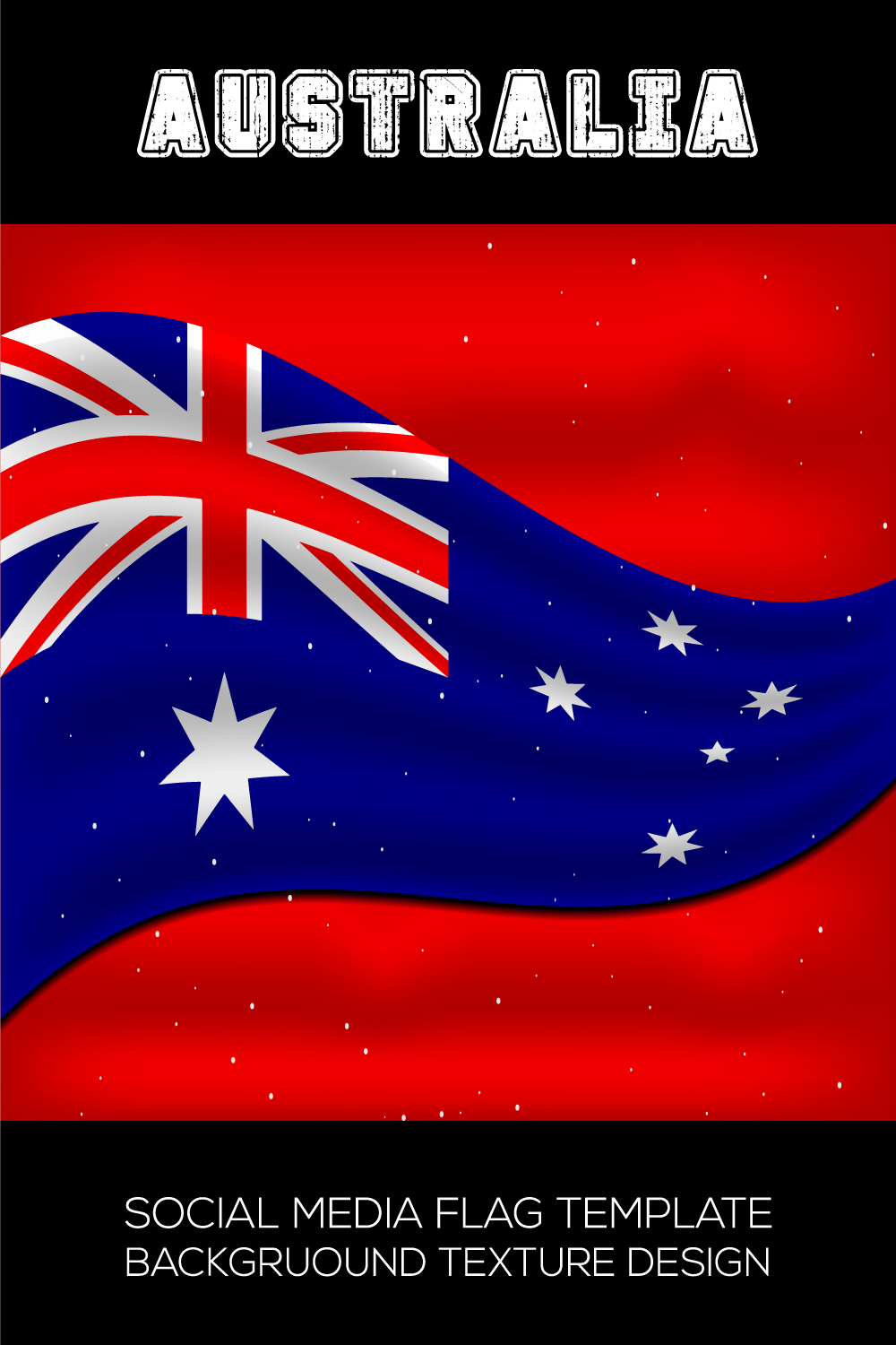 Beautiful image of the flag of Australia.