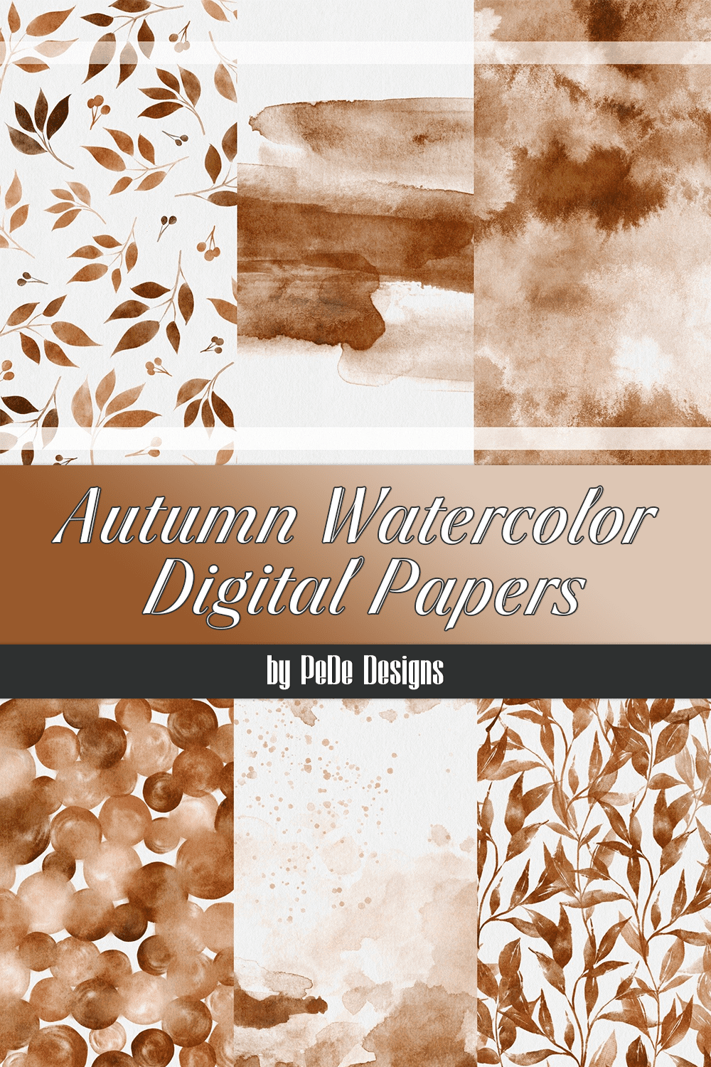 autumn watercolor digital papers pinterest 785