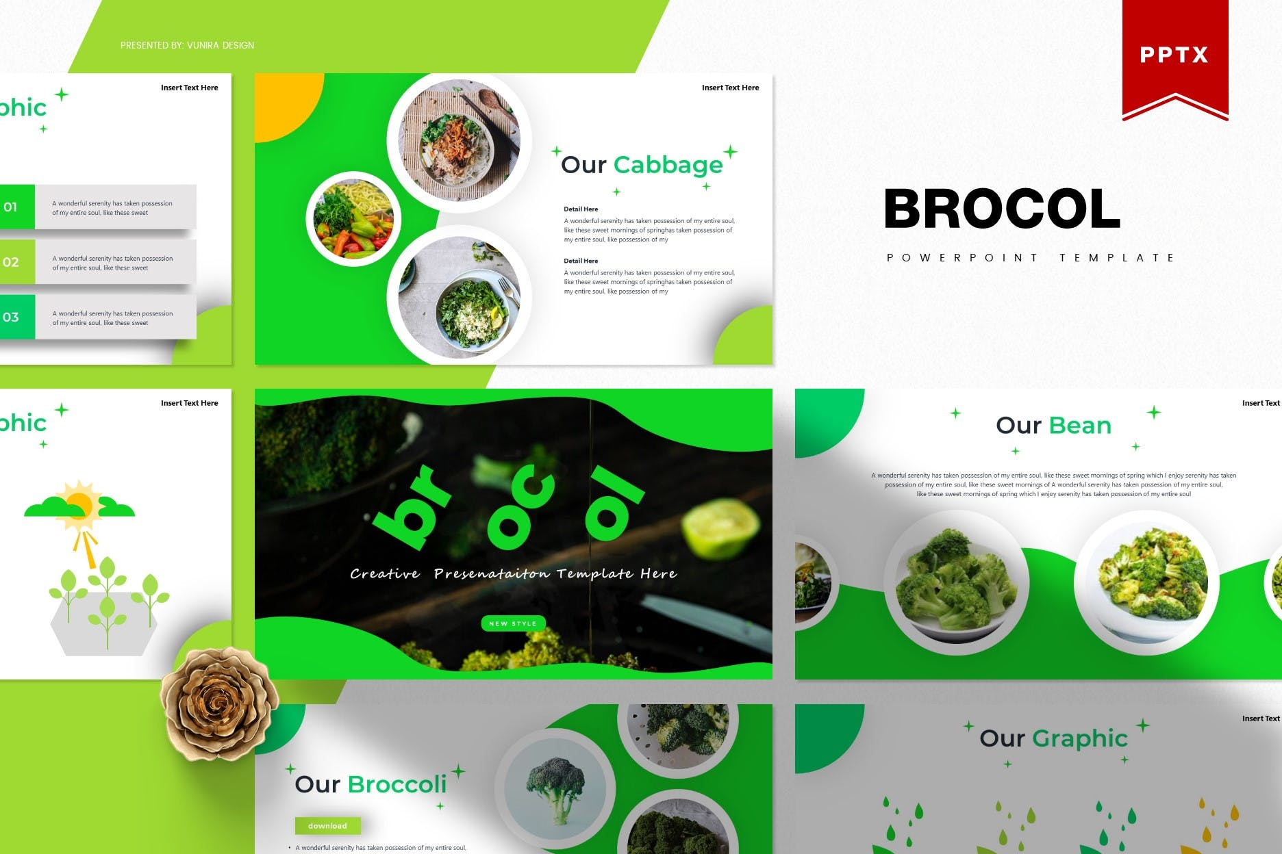 Cover image of Brocol | Powerpoint Template.