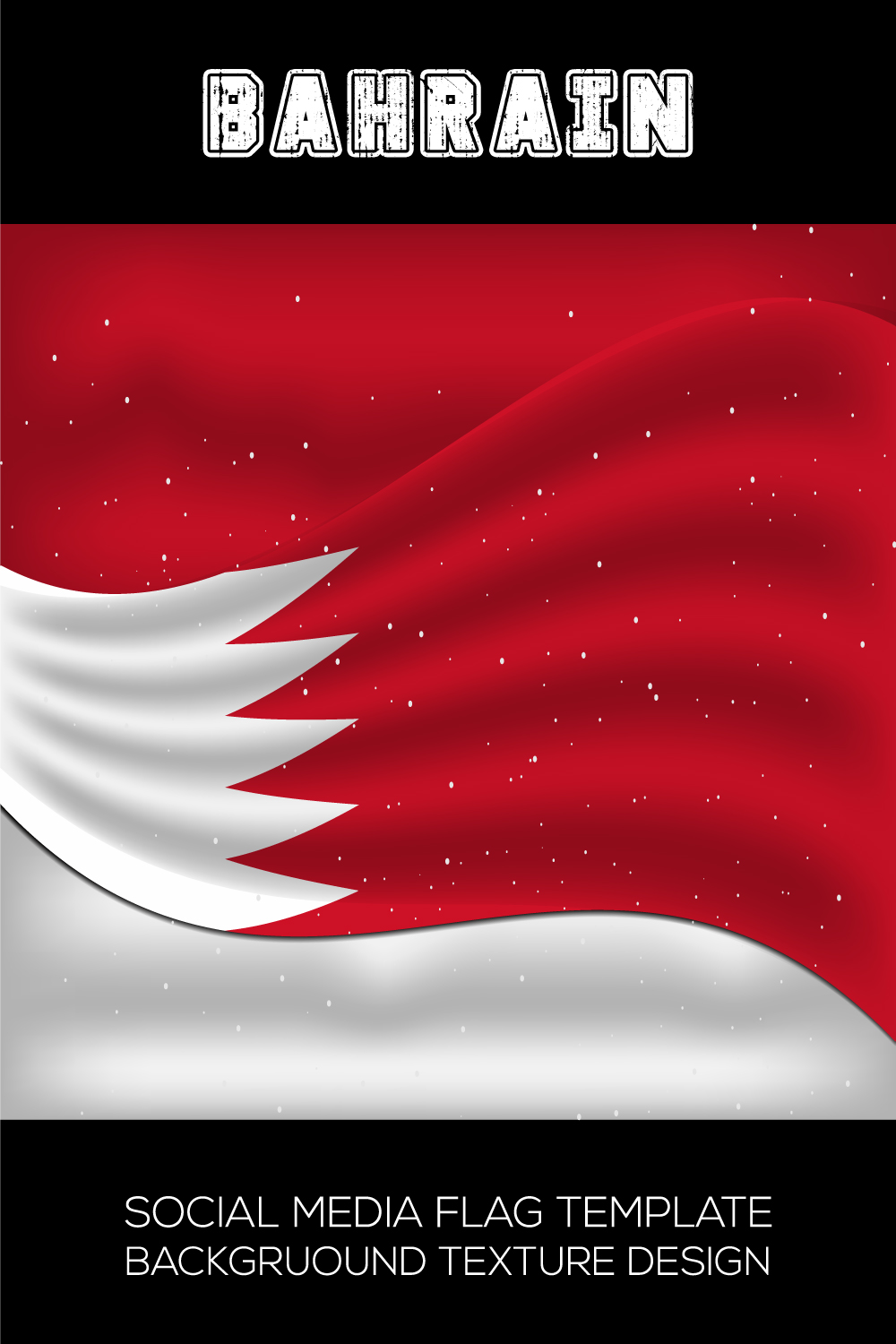 Exquisite image of Bahrain flag.