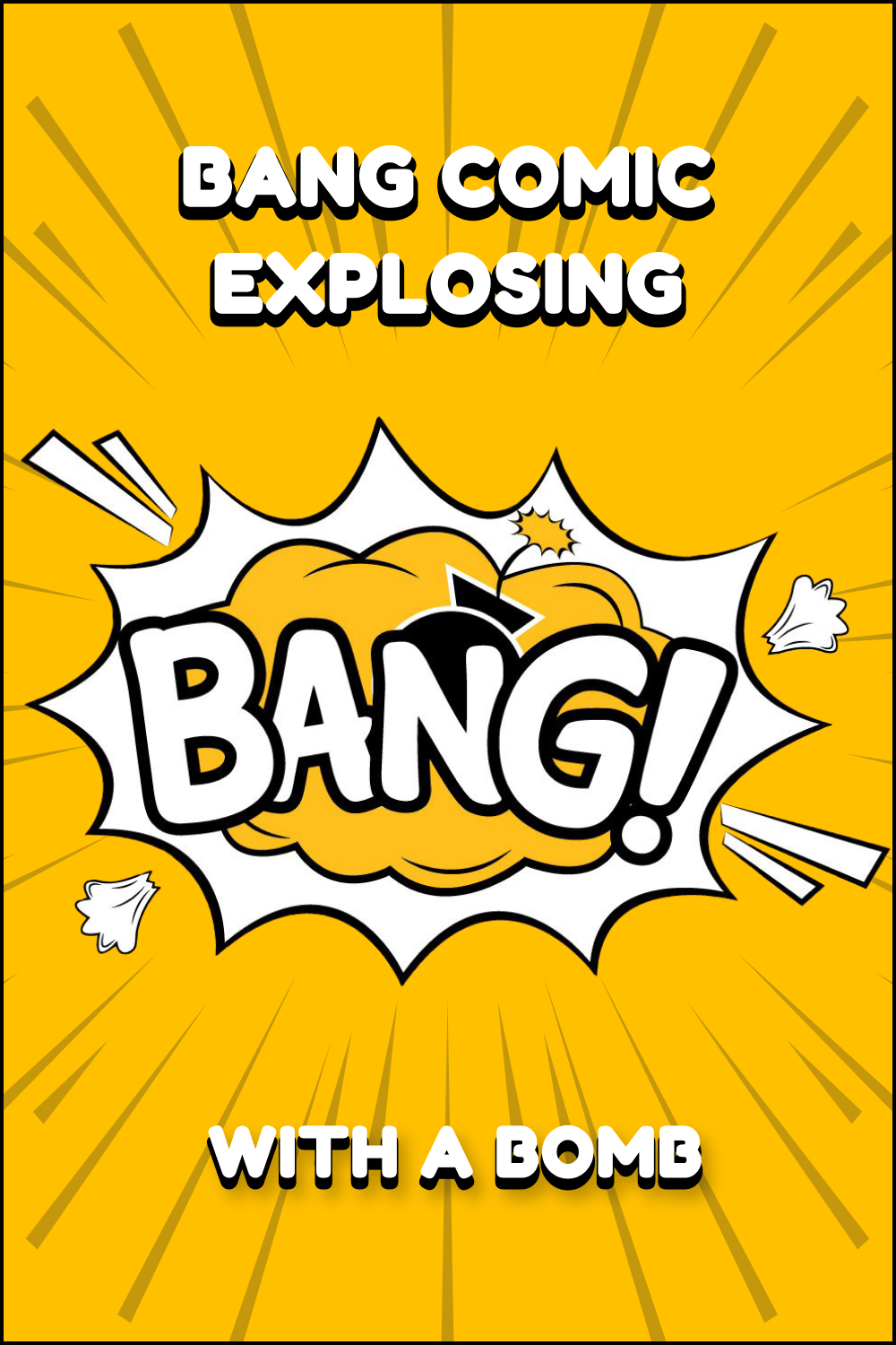 bang comic explosion with a bomb pinterest 186