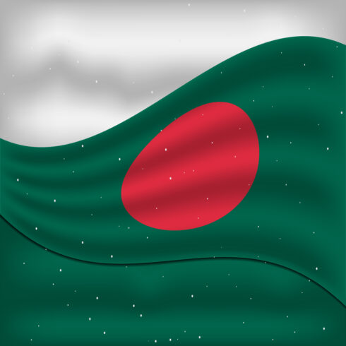 Amazing image of Bangladesh flag.