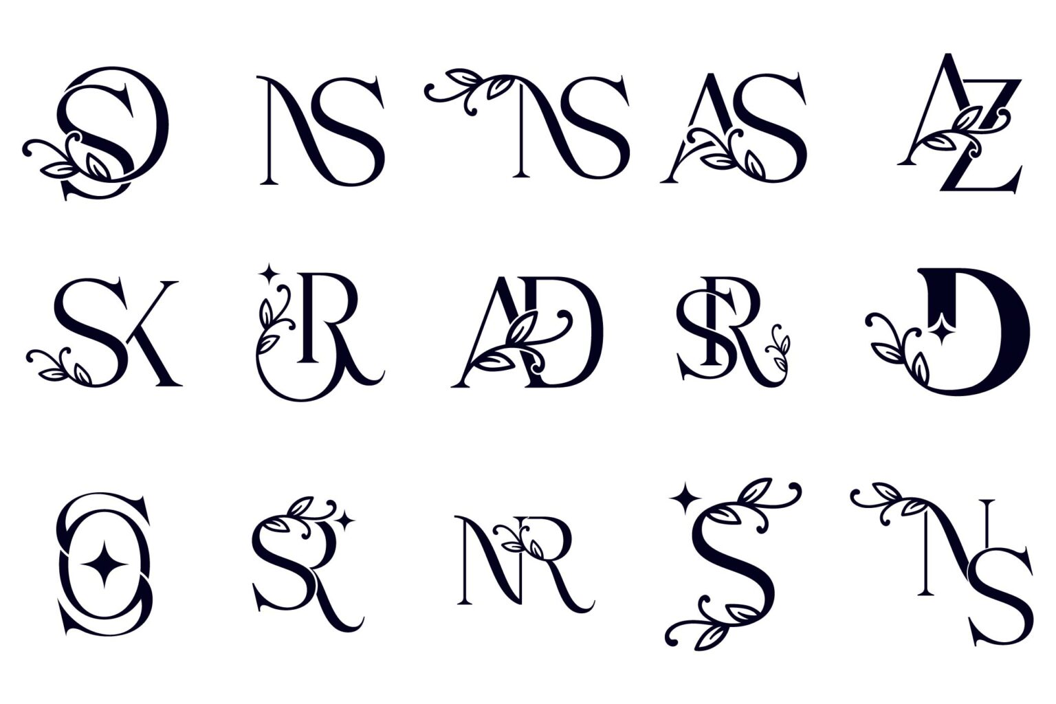 Beauty Creative Letters Gold Logo Template - MasterBundles