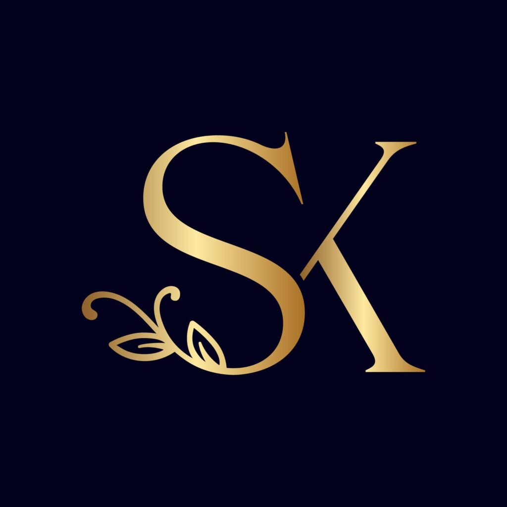 Beauty Creative Letters Gold Logo Template - MasterBundles