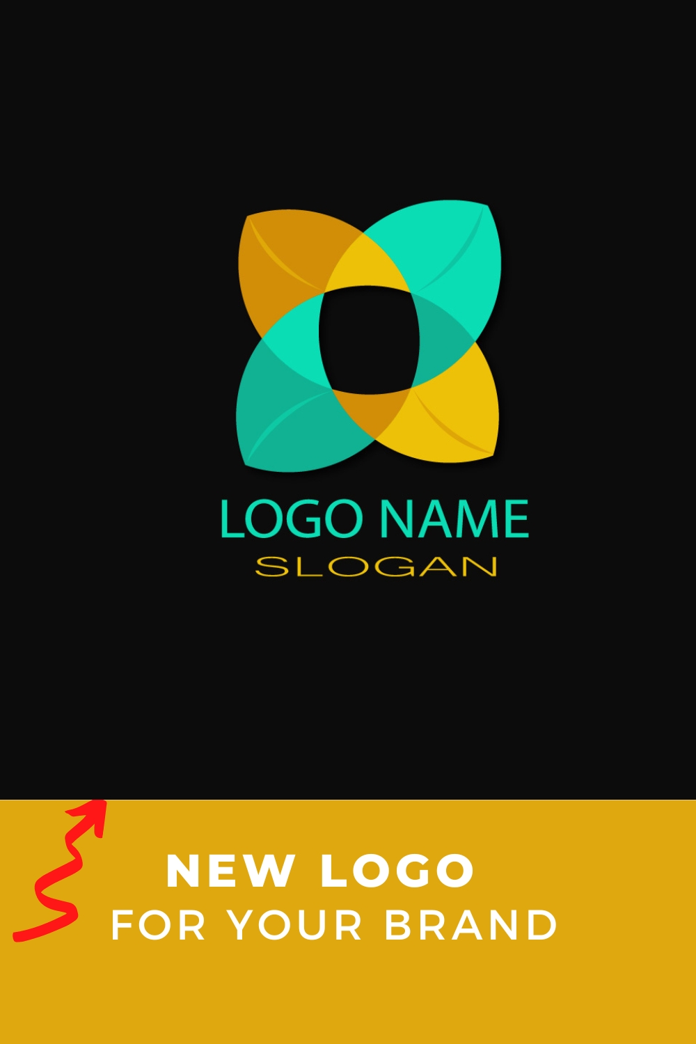 New Logo for Brand – Pinterest image preview.