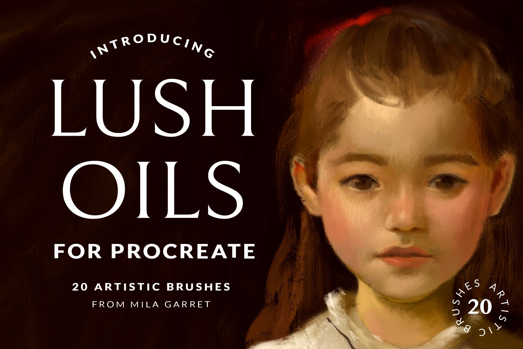 Lush Oils Procreate Painting Brushes created by Mila Garret.