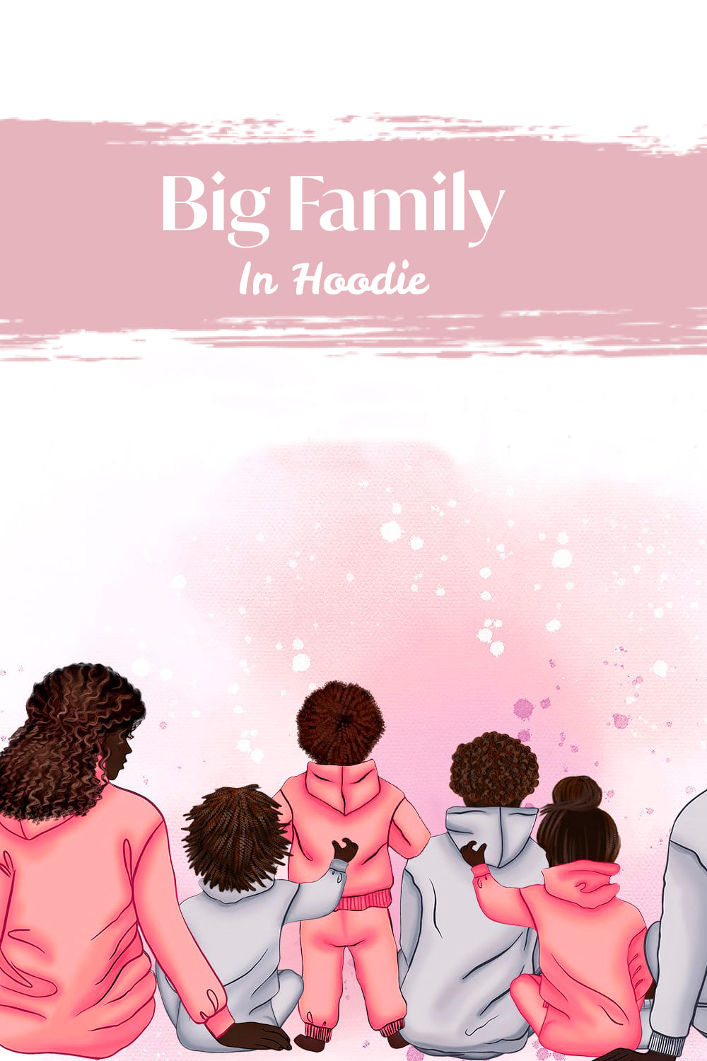 big family in hoodie sublimation pinterest 445