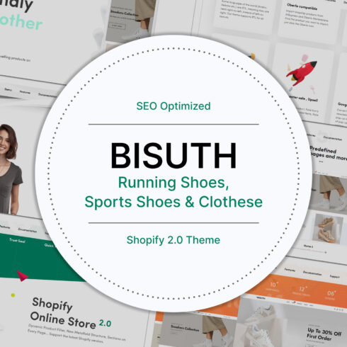Bisuth - Running Shoes, Sports Shoes & Clothes Shopify 2.0 Theme.