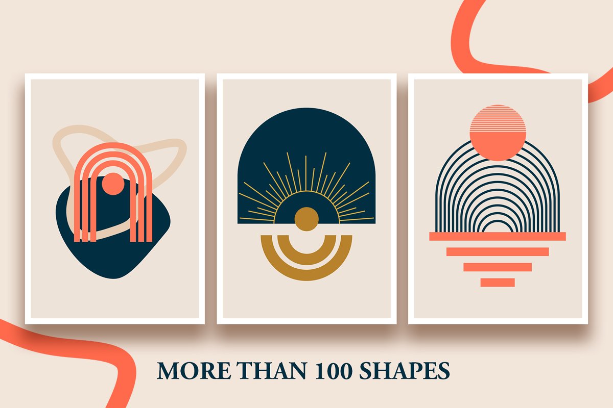 You will get more than 100 shapes.