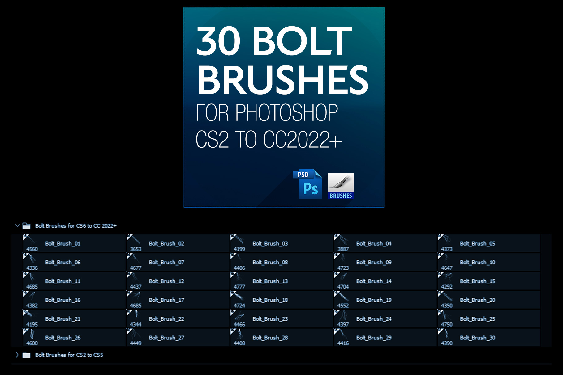 bolt brushes preview 04 993