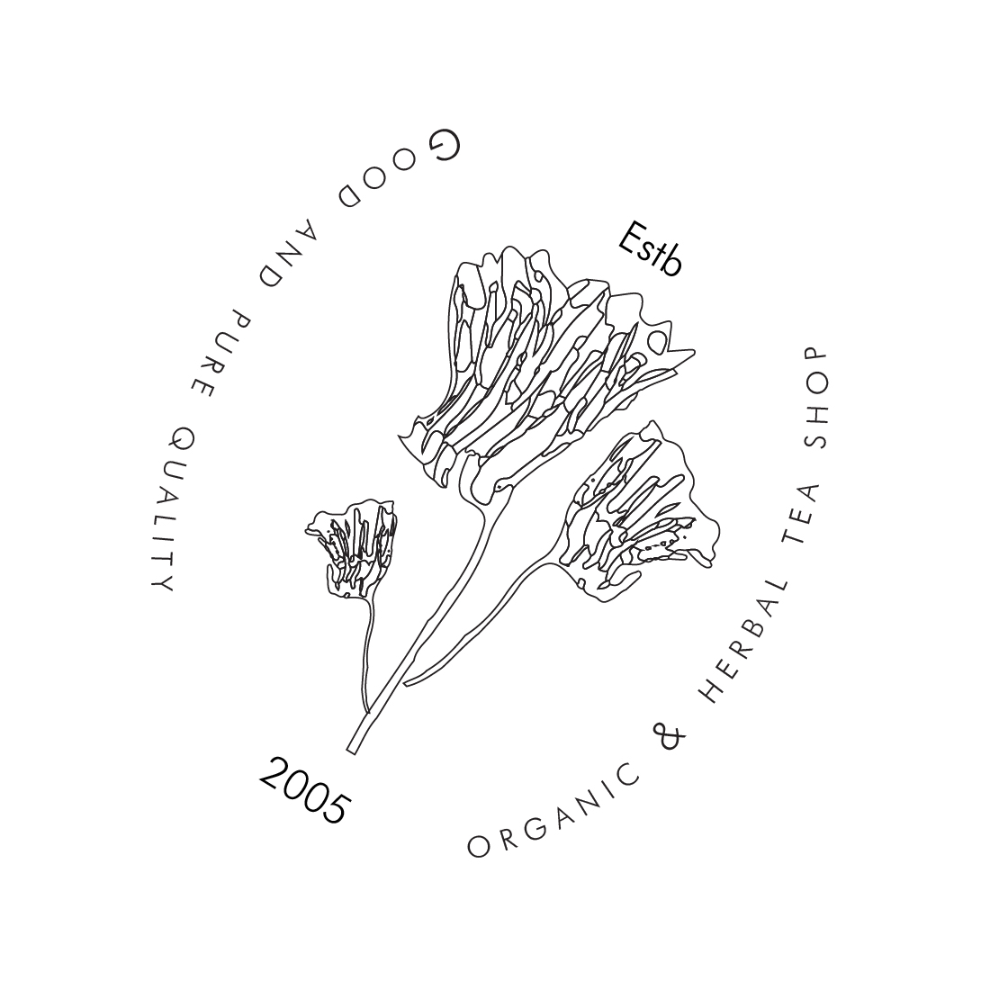 Botanical logo design-$10 - MasterBundles