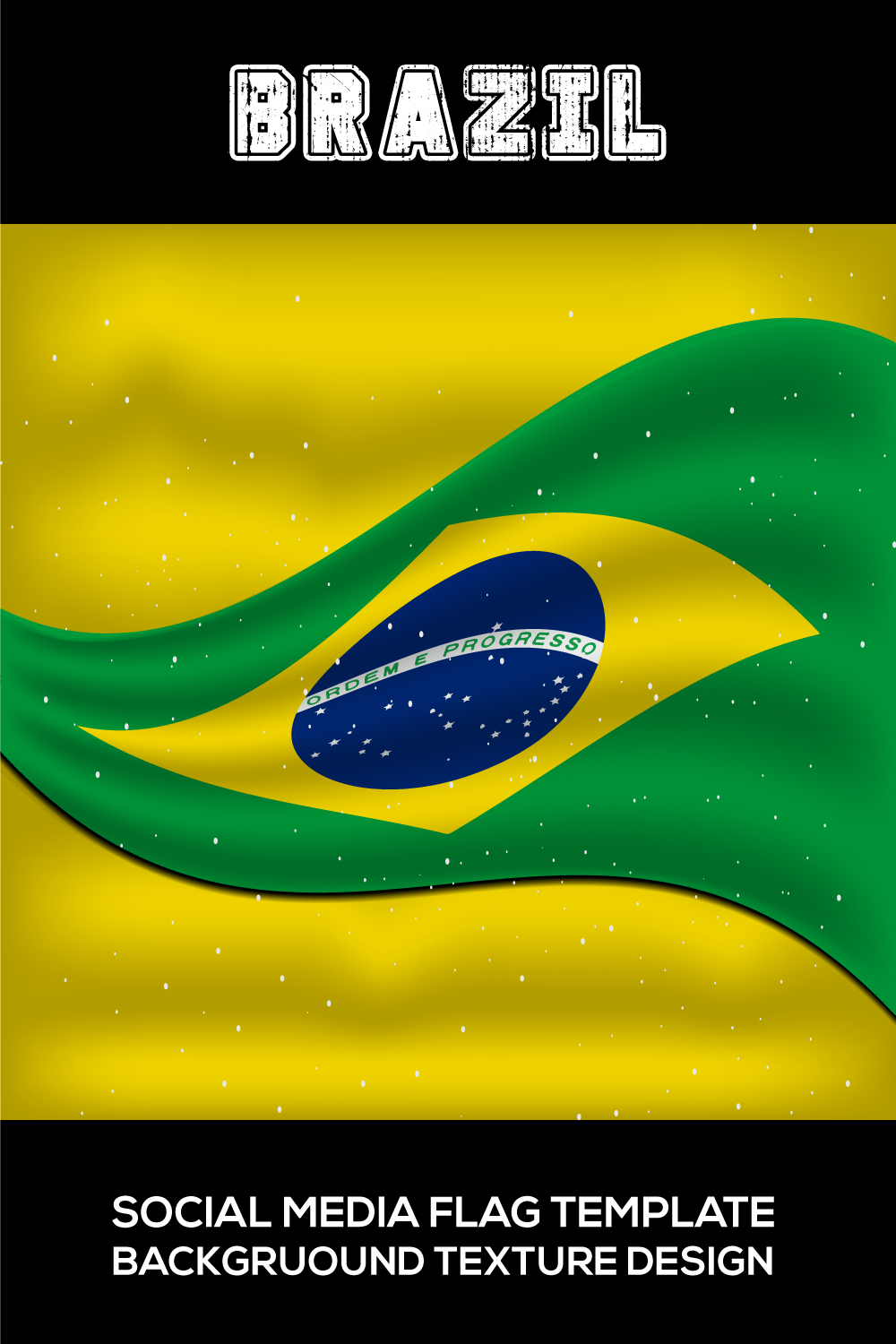 Wonderful image of the flag of Brazil.