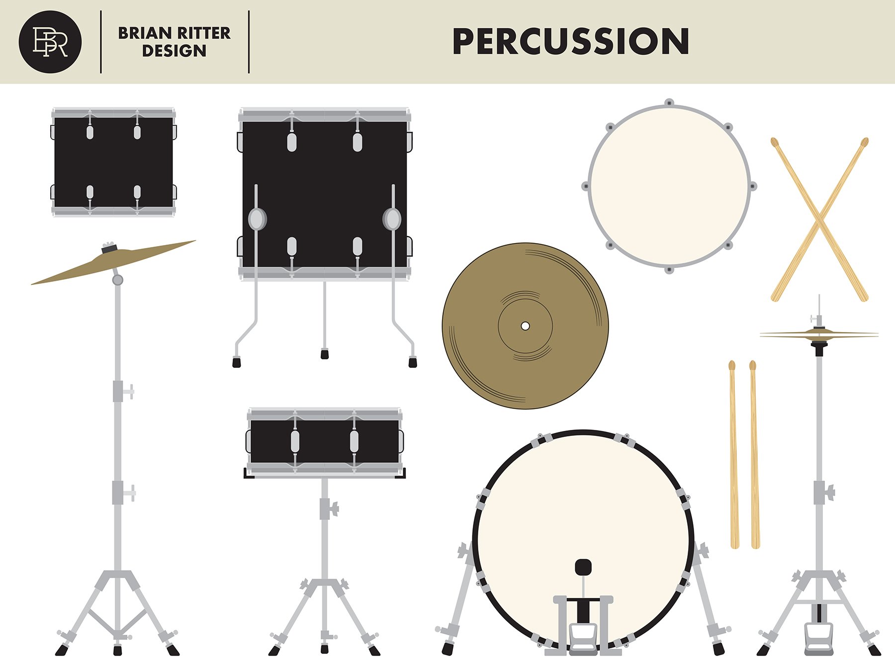 Nice percussions set.
